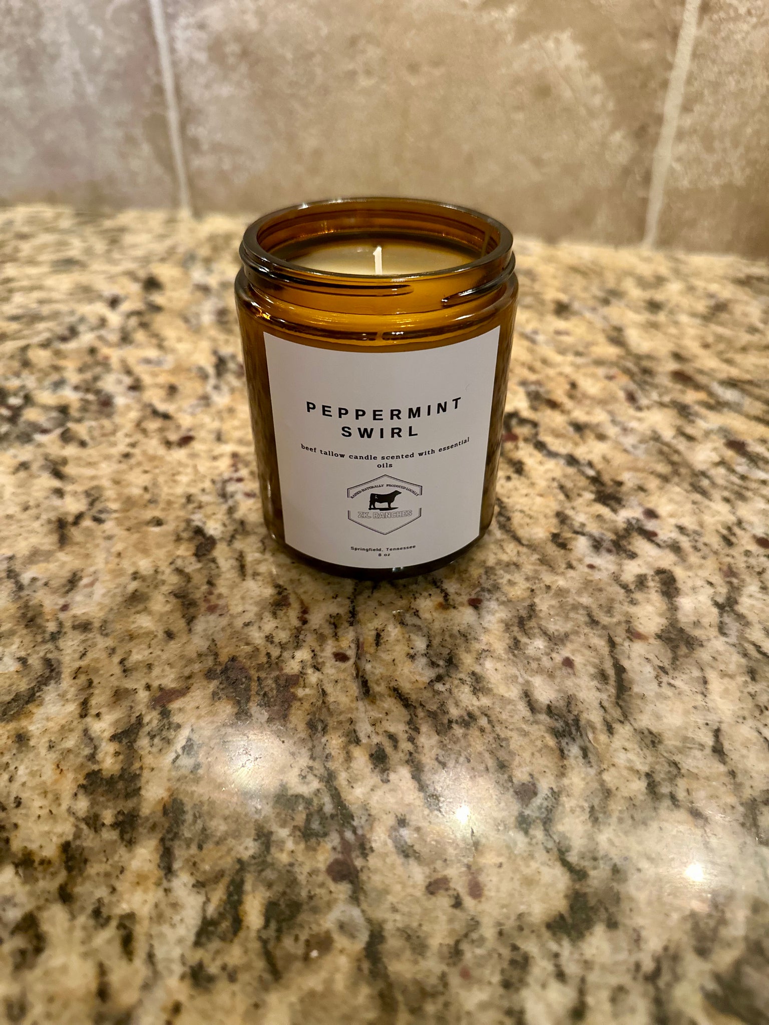 Beef Tallow Candle