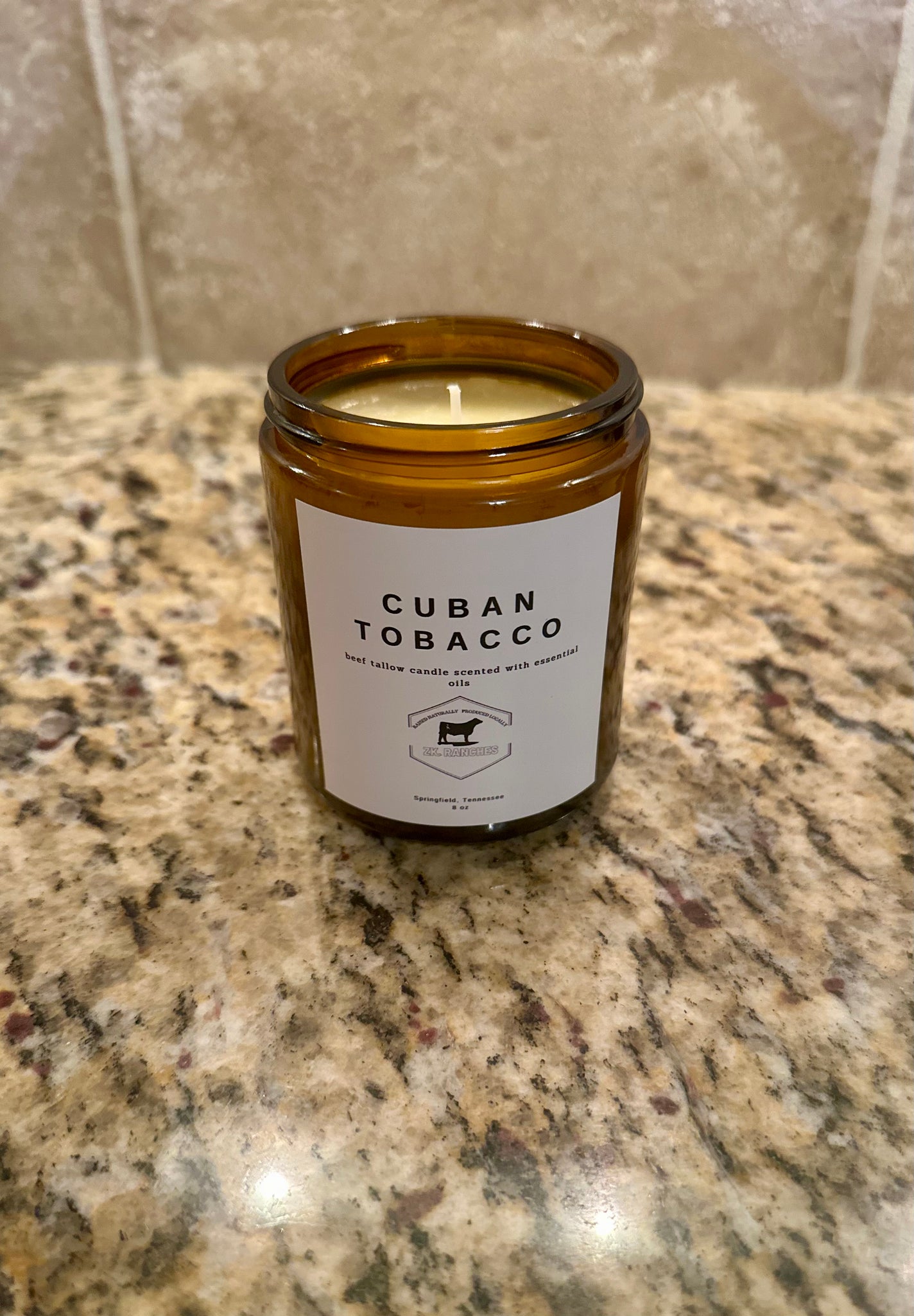 Beef Tallow Candle